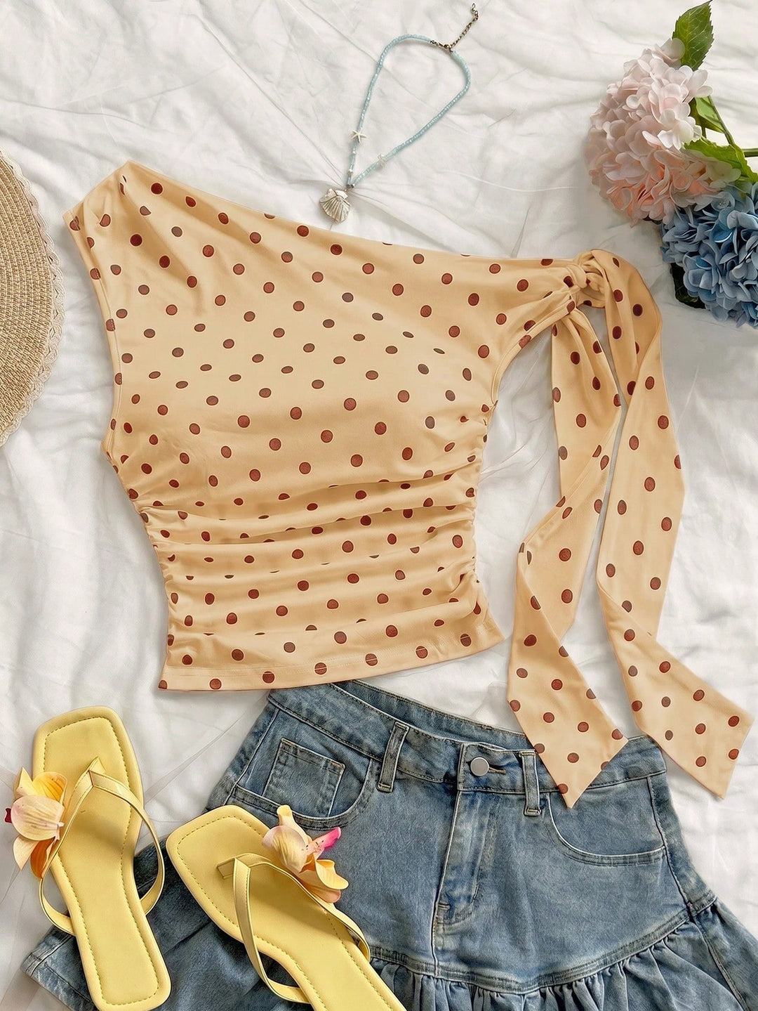 Top SHEIN, galben