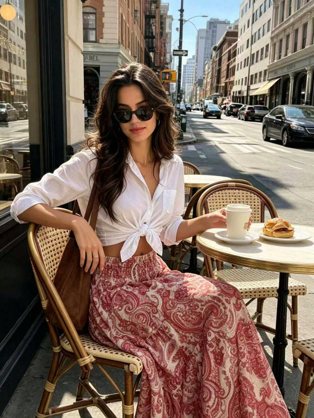 Fustă SHEIN, floral print