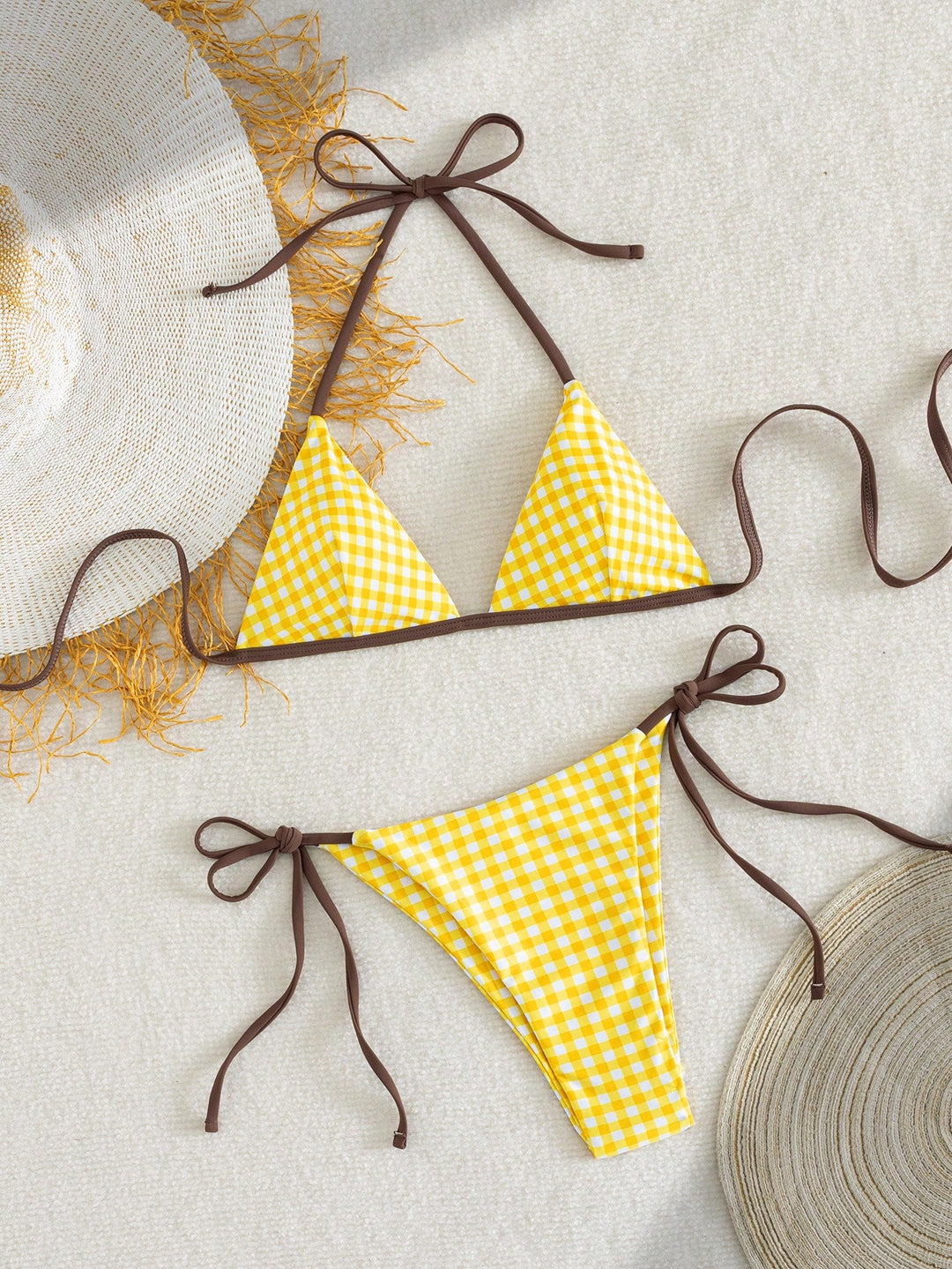 Set bikini SHEIN, galben