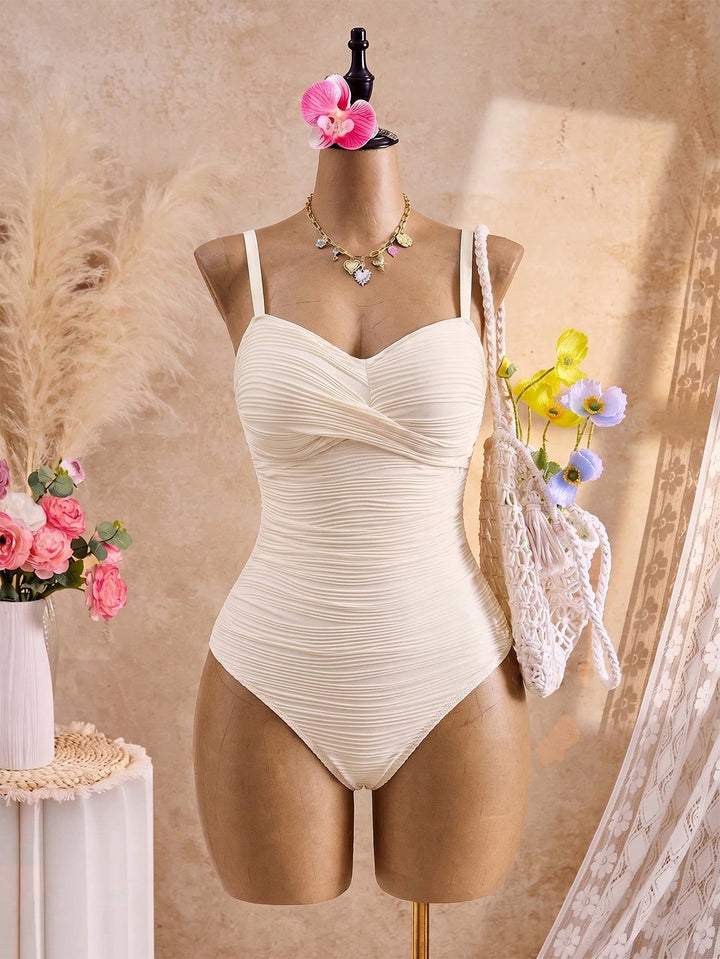 Costum de baie SHEIN, bej