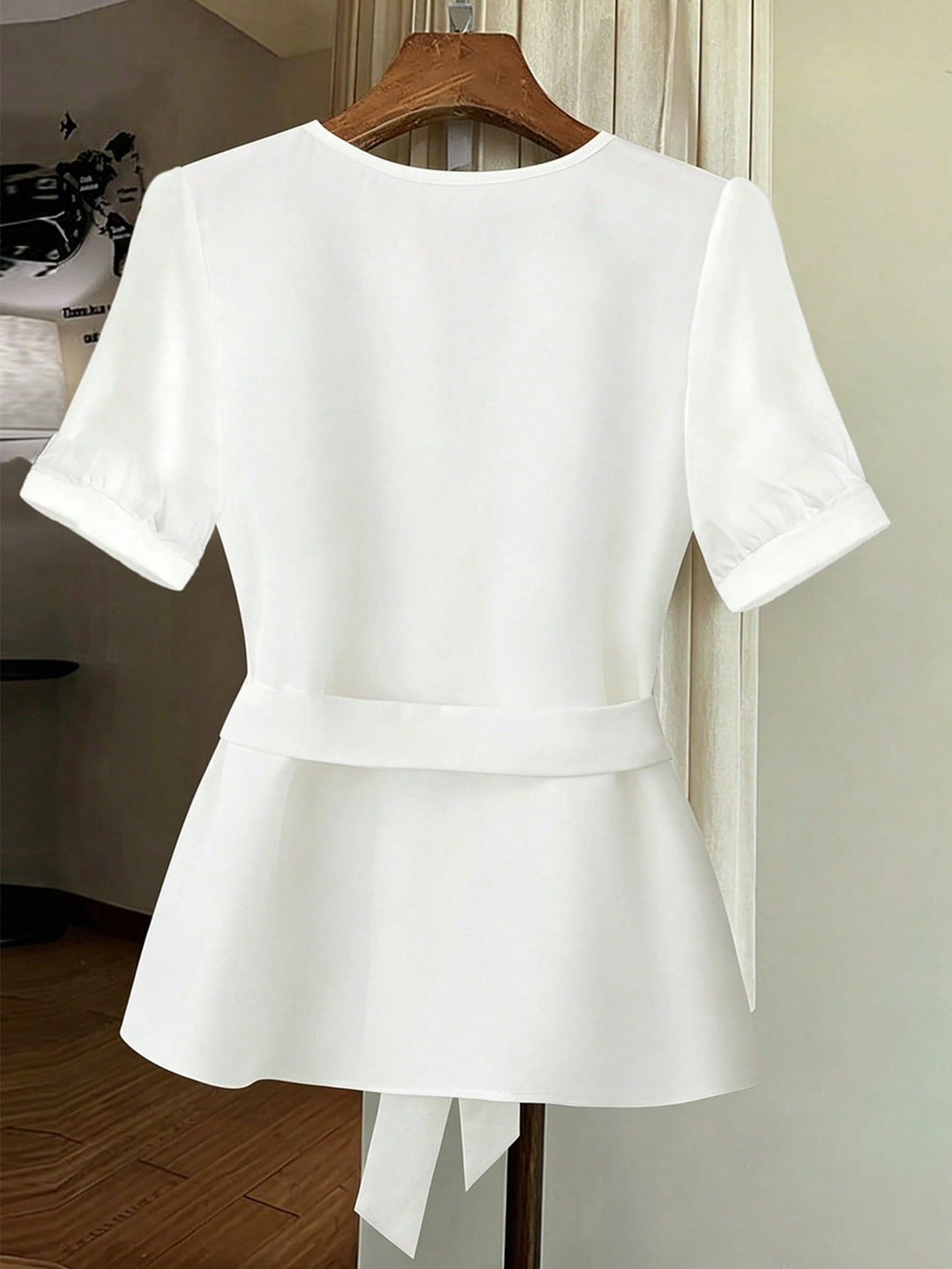 Bluza casual SHEIN, alb