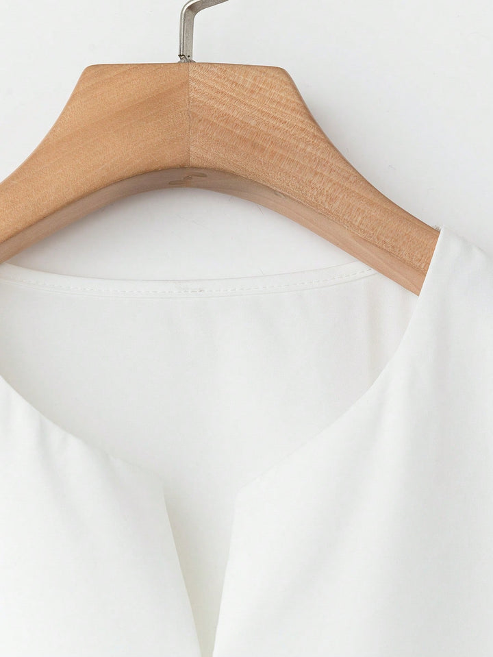 Bluza casual SHEIN, alb