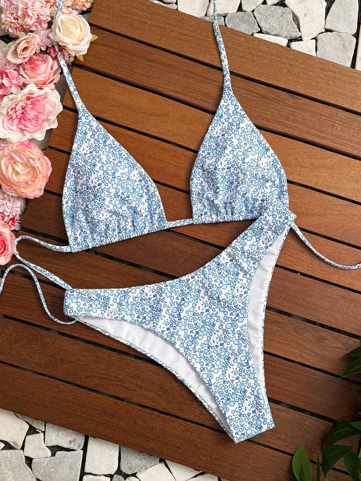Set bikini SHEIN, albastru