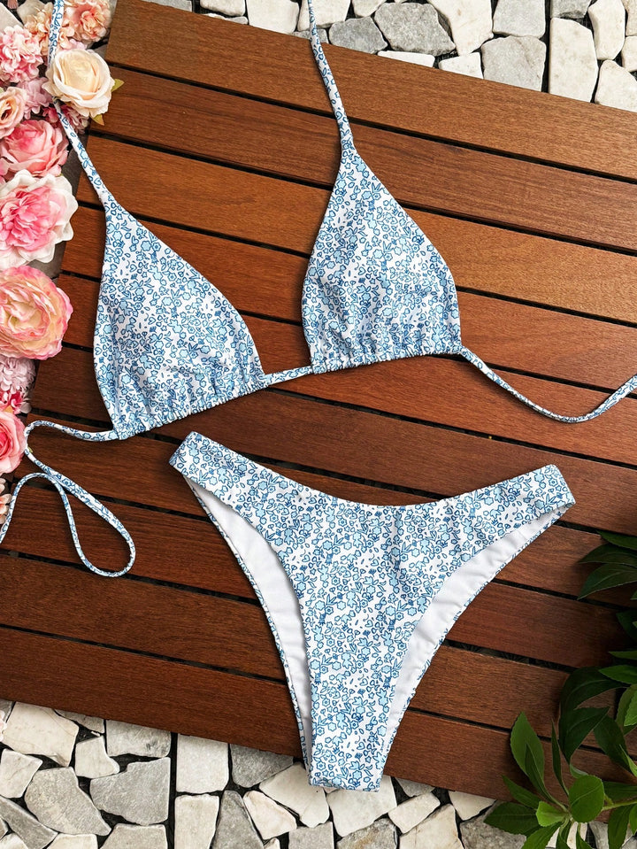 Set bikini SHEIN, albastru