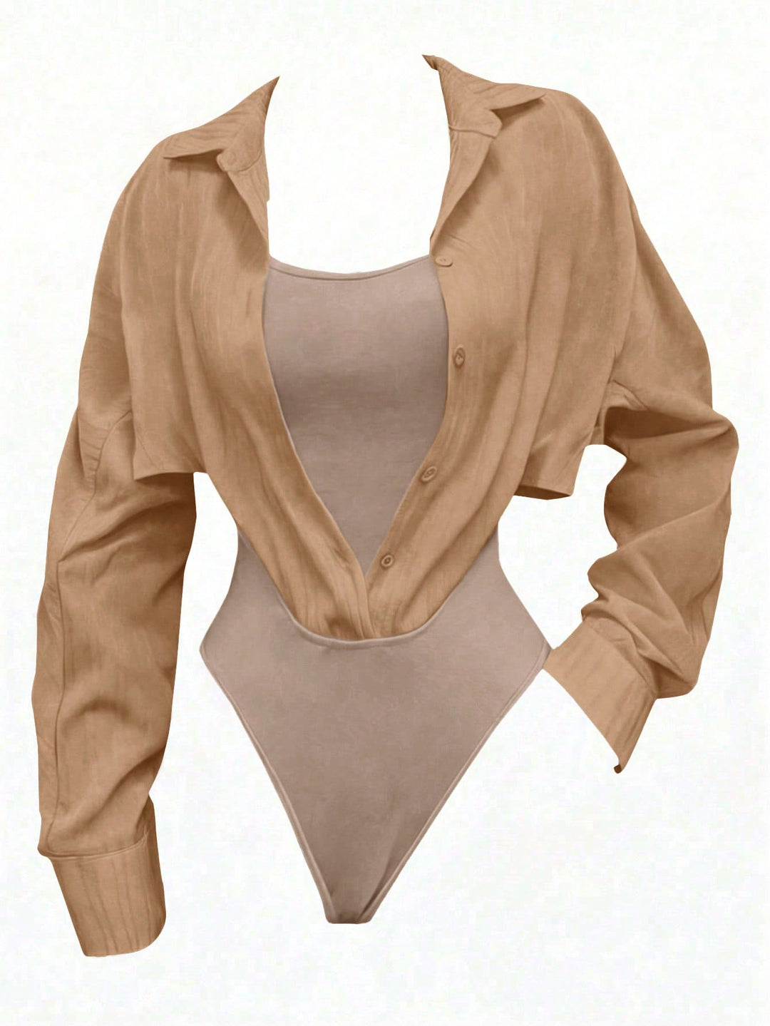 Body SHEIN, kaki