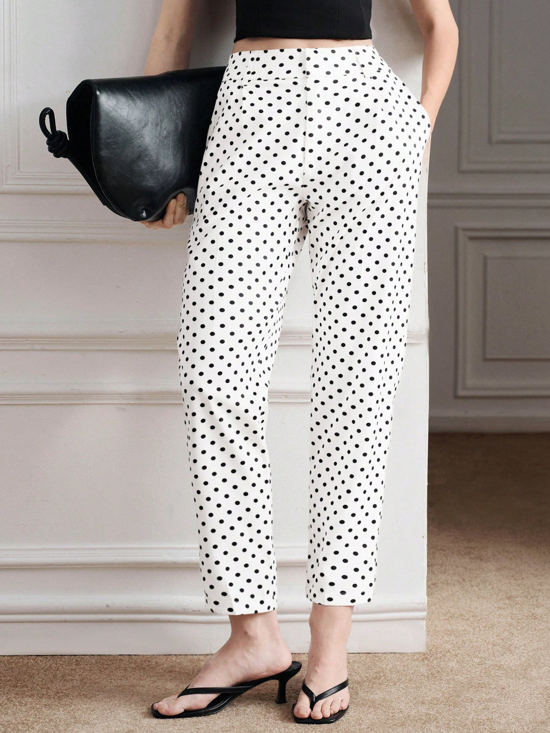 Pantalon SHEIN, negru