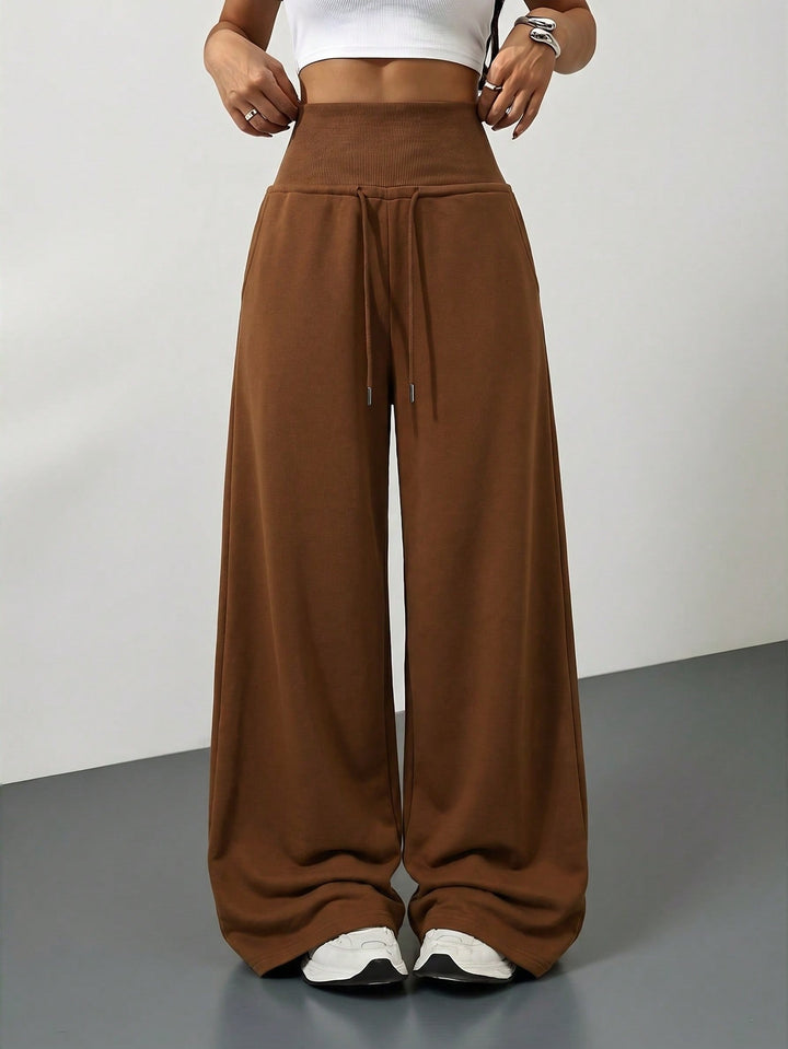 Pantaloni SHEIN, maro