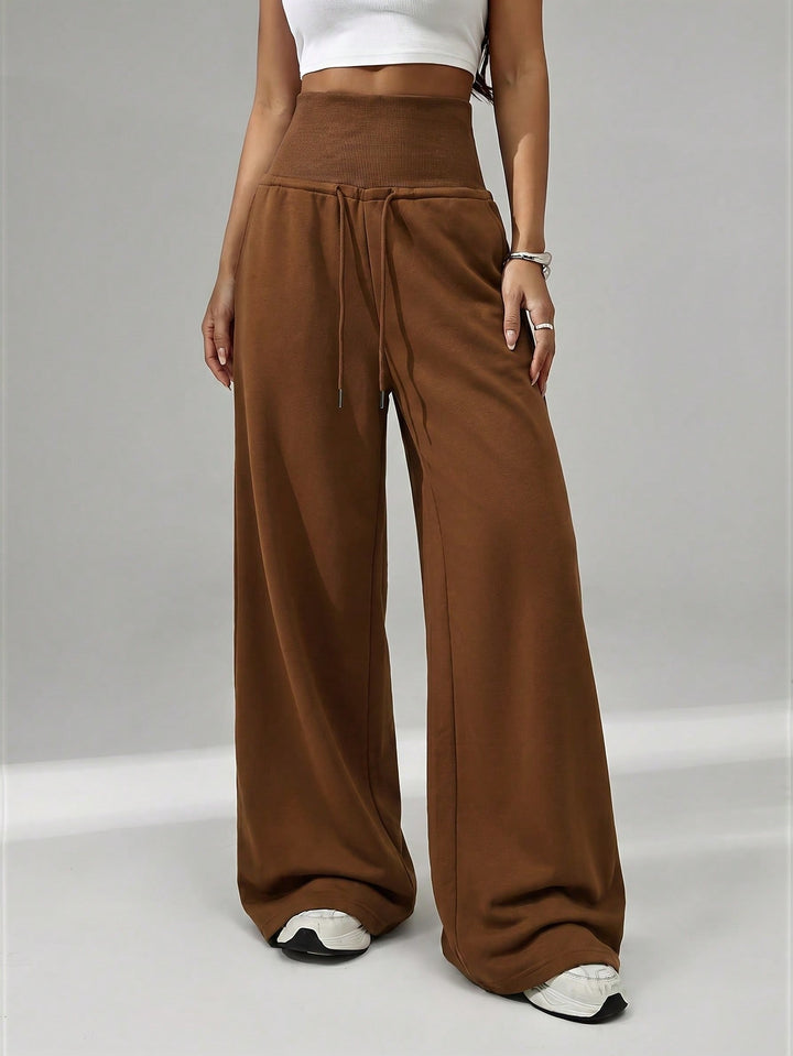 Pantaloni SHEIN, maro