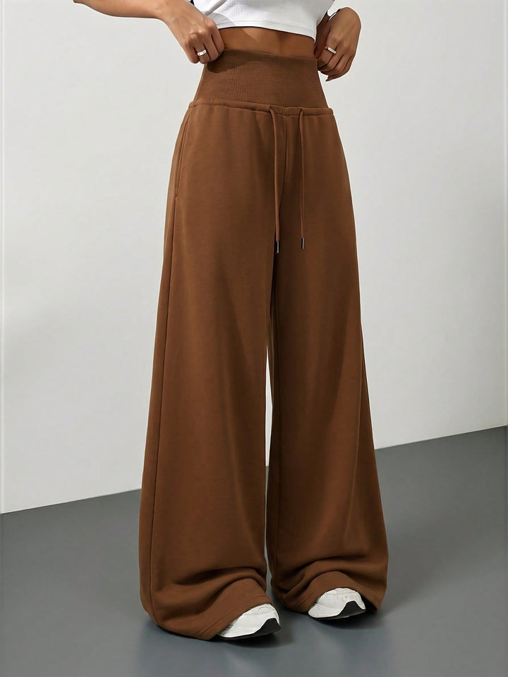 Pantaloni SHEIN, maro