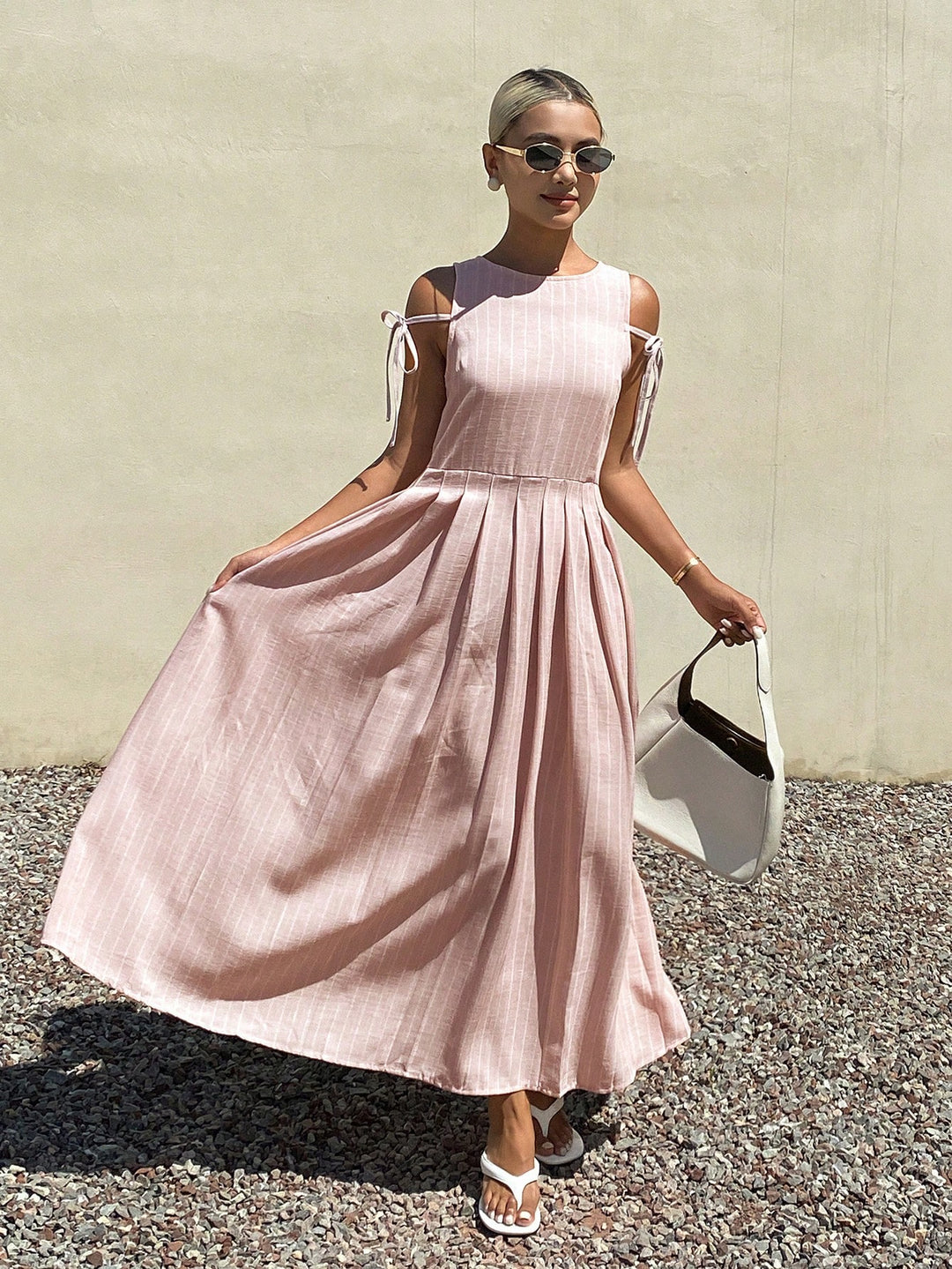 Rochie maxi SHEIN, roz
