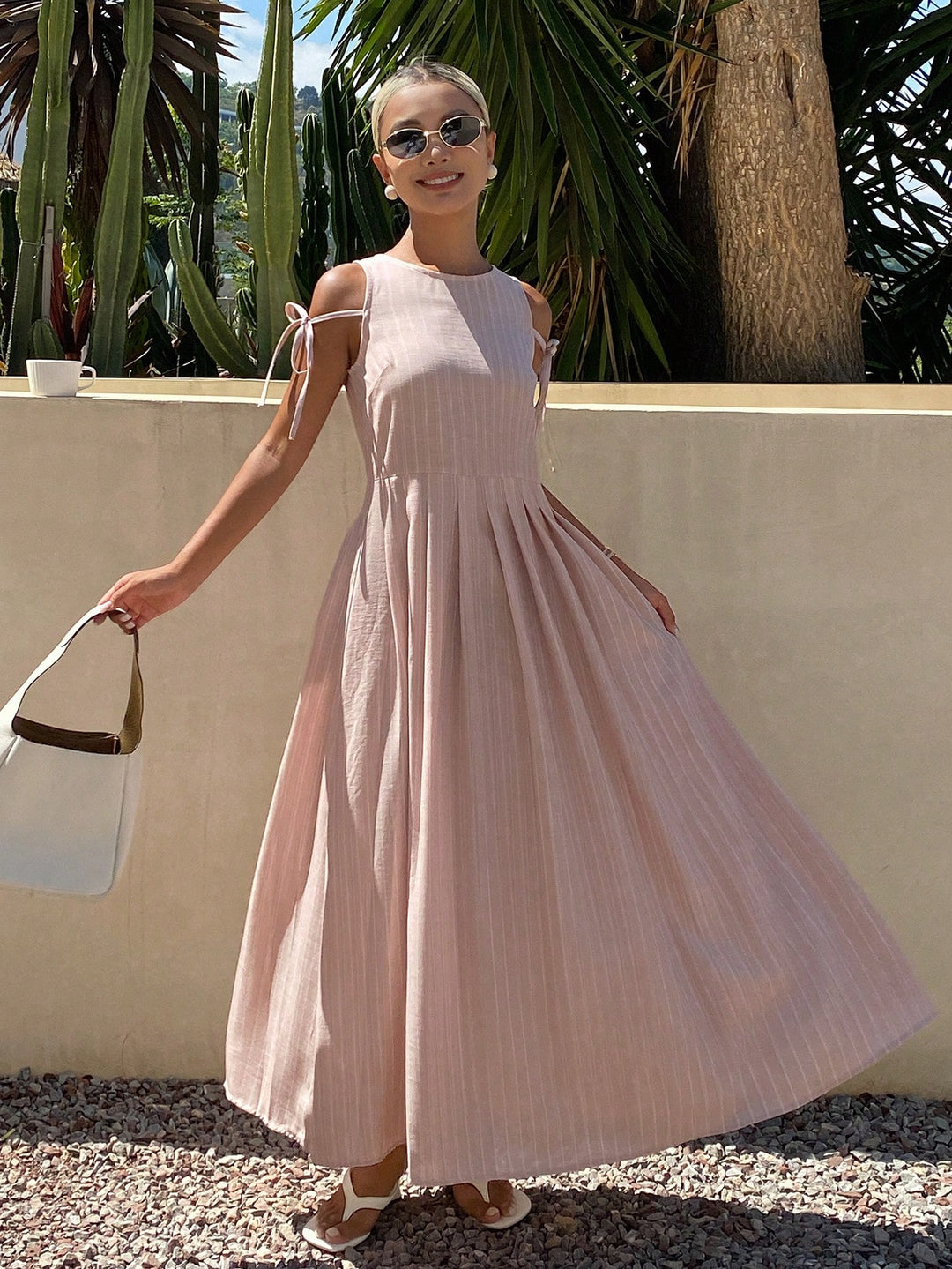 Rochie maxi SHEIN, roz