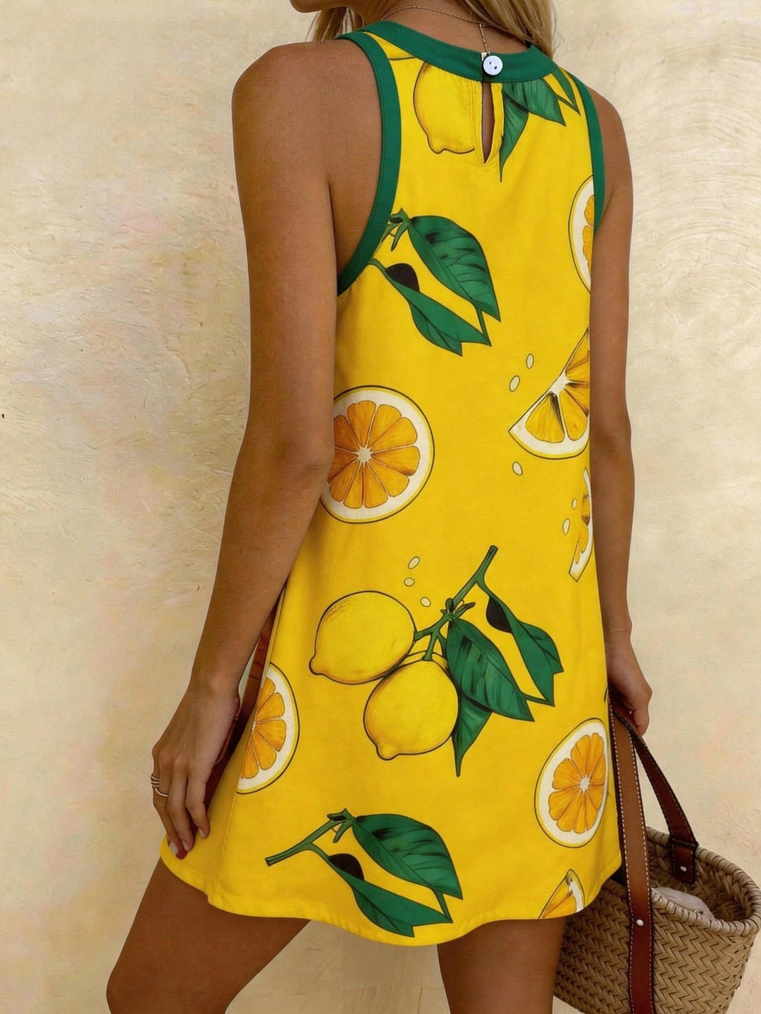 Rochie scurtă SHEIN, galben