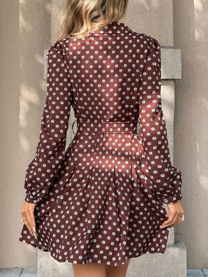 Rochie scurtă SHEIN, maro
