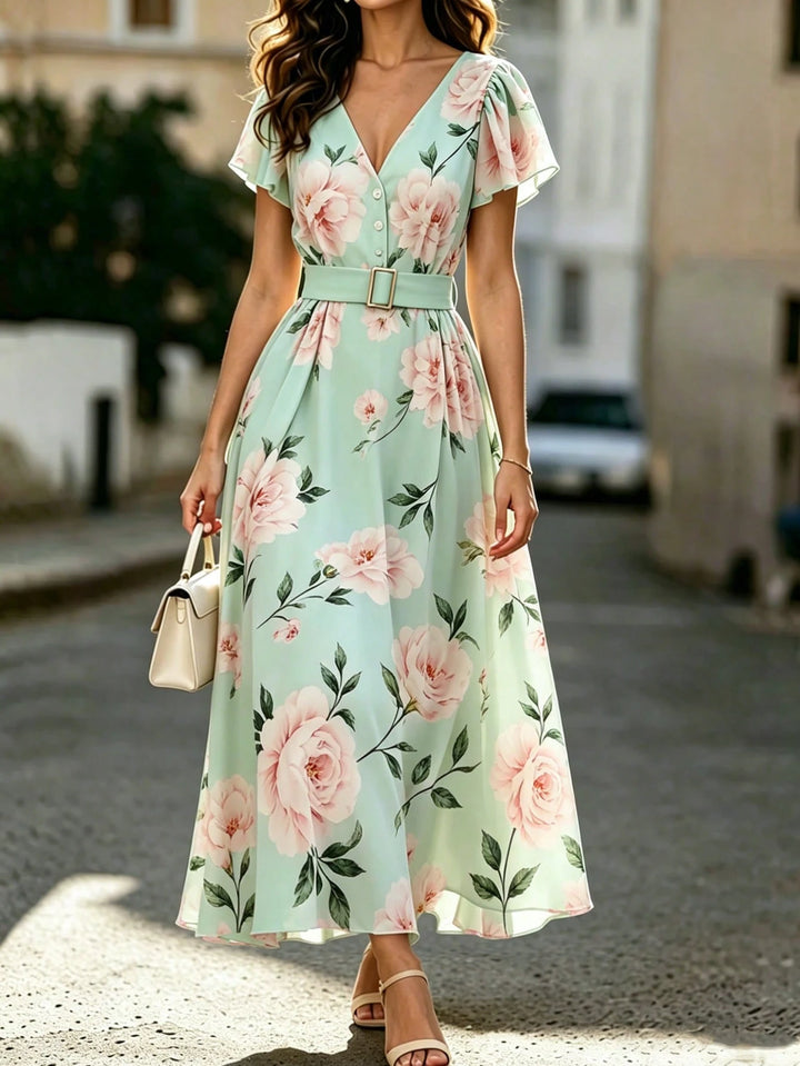 Rochie maxi SHEIN, mix culori