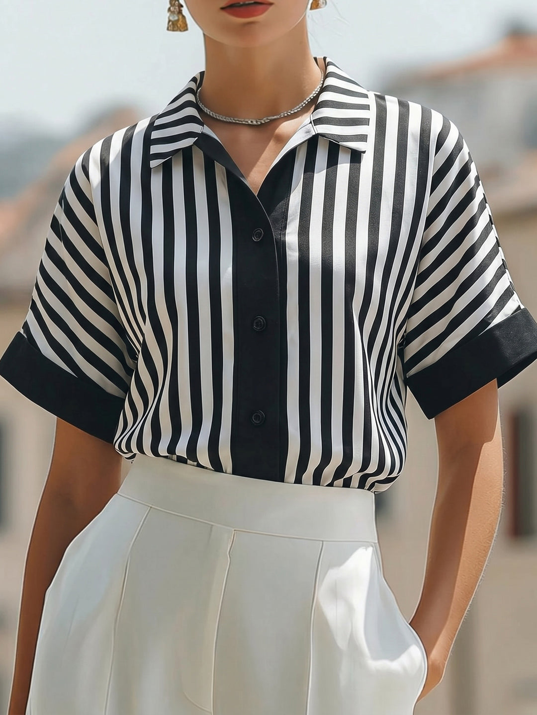 Tricou polo SHEIN, mix culori