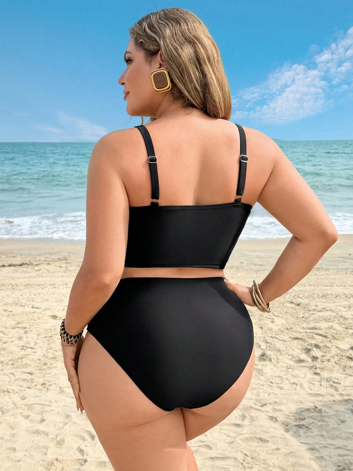 Costum de baie SHEIN, negru