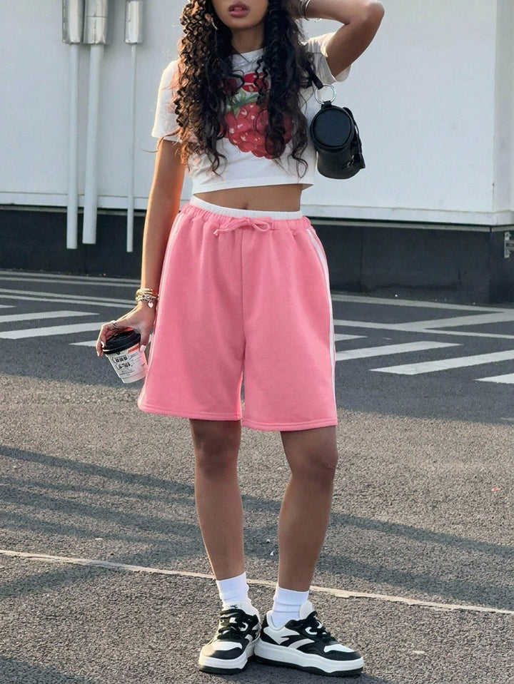 Pantaloni scurți SHEIN, roz