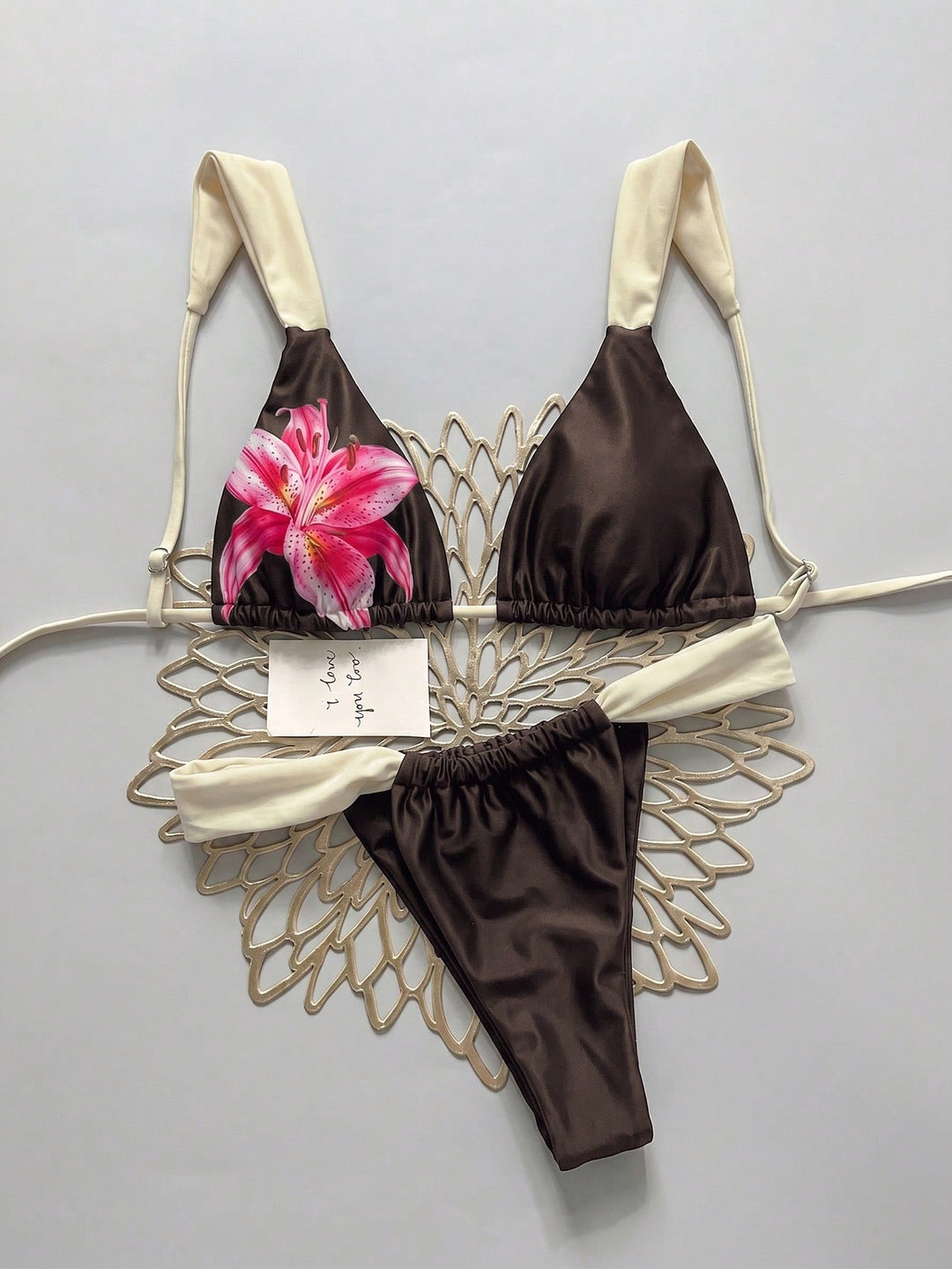 Set bikini SHEIN, negru