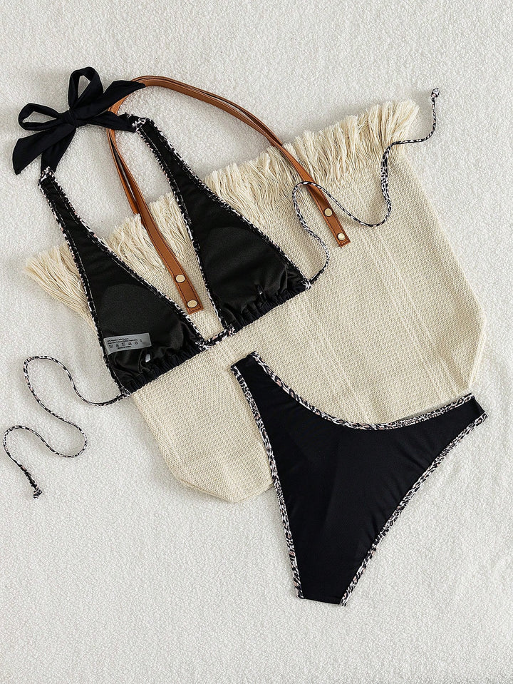 Set bikini SHEIN, mix culori