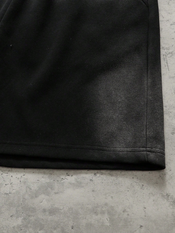Pantaloni scurți SHEIN, negru