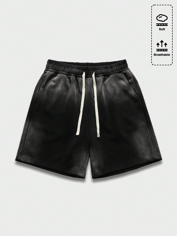 Pantaloni scurți SHEIN, negru