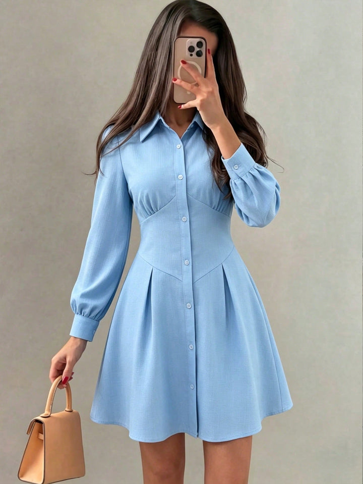 Rochie scurtă SHEIN, albastru