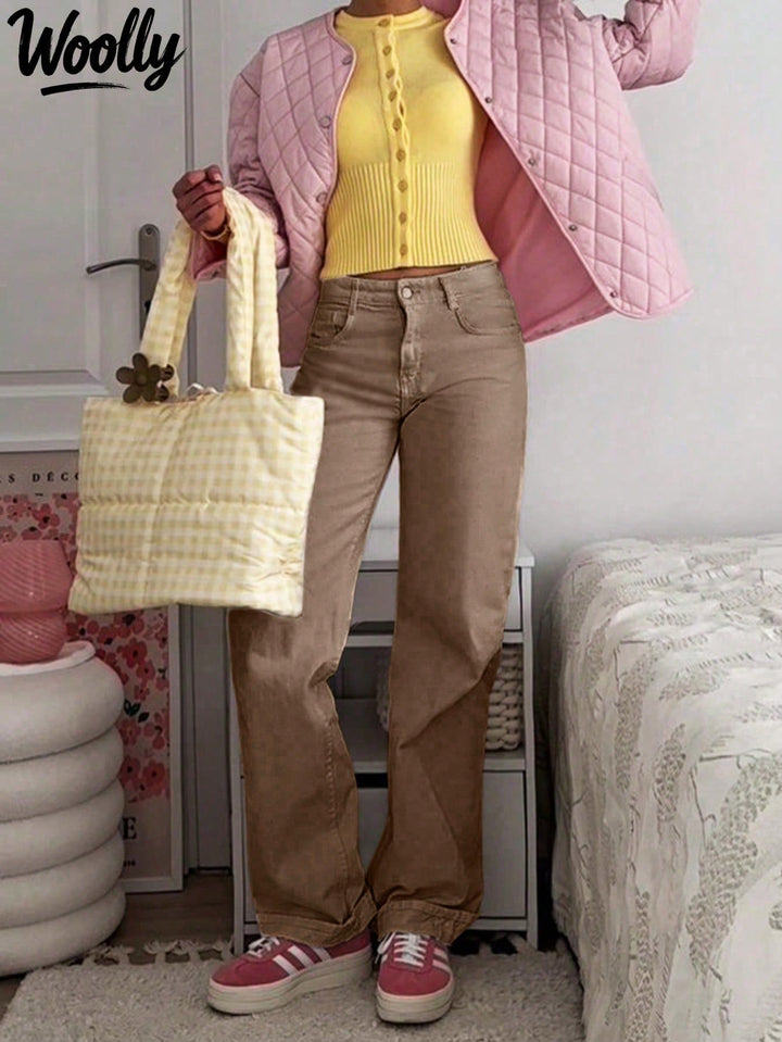 Jeans SHEIN, maro