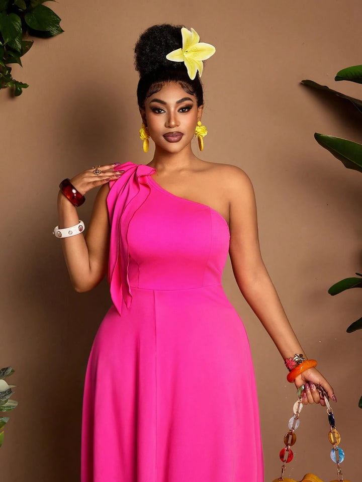 Rochie maxi SHEIN, roz