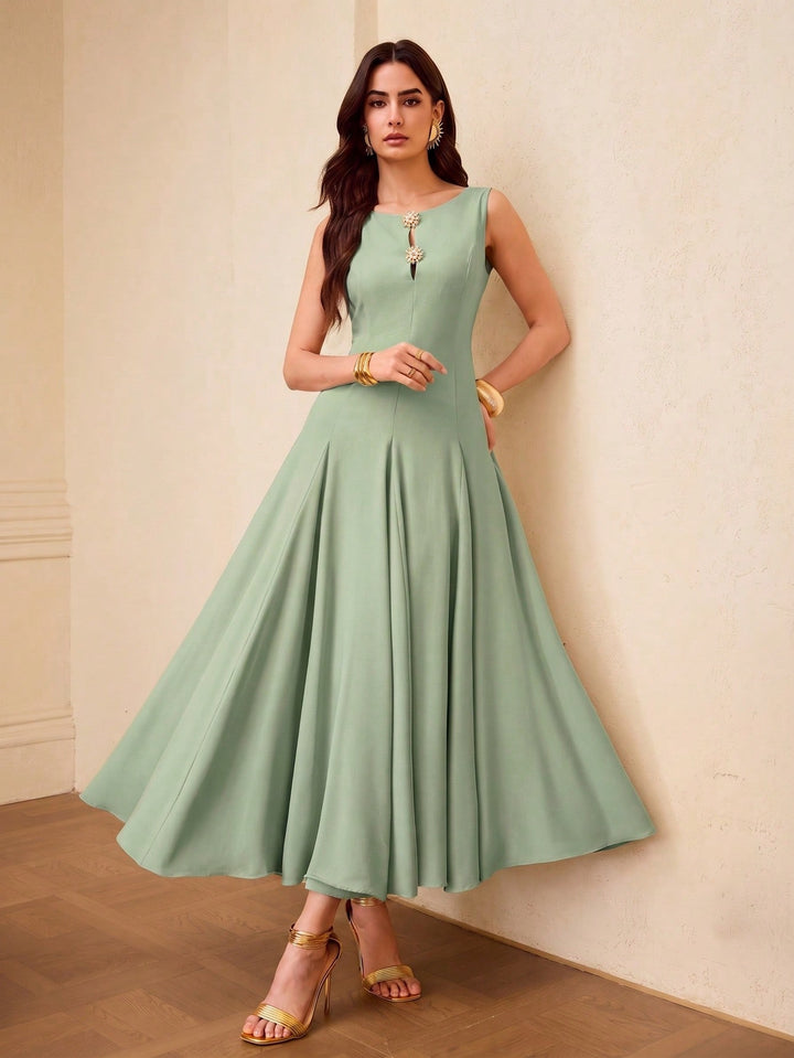 Rochie midi SHEIN, verde