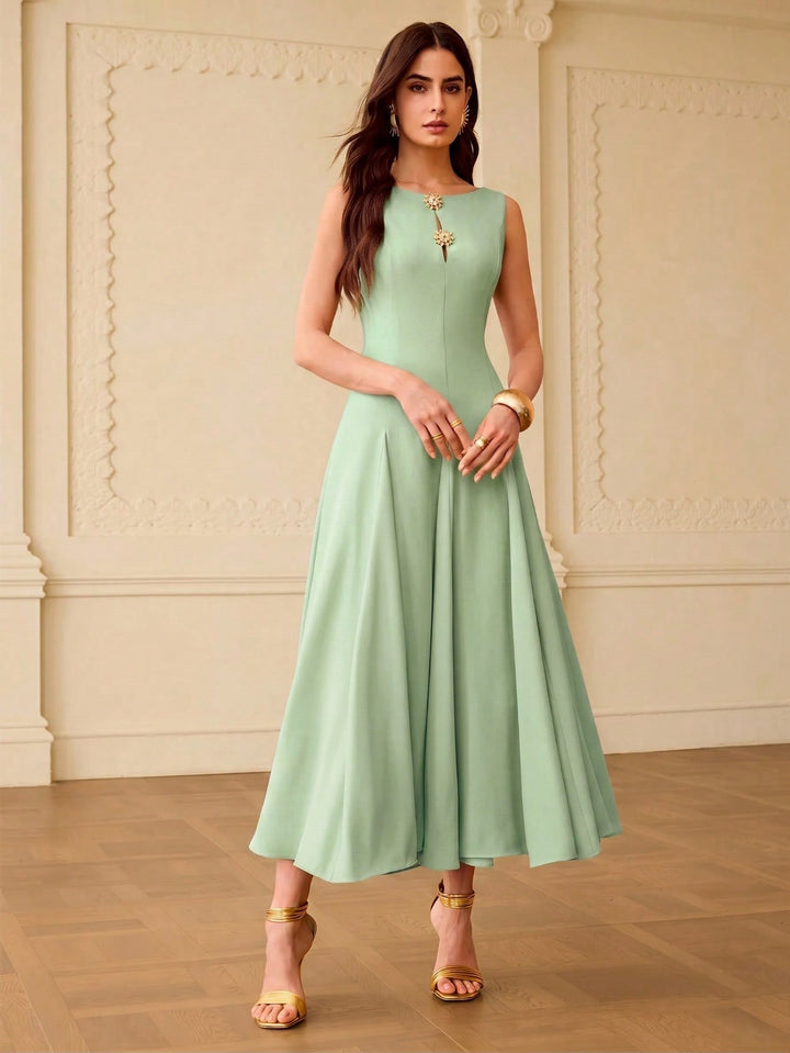 Rochie midi SHEIN, verde