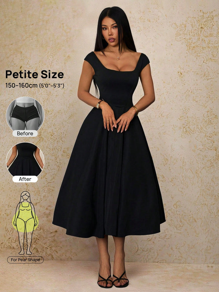 Rochie midi SHEIN, negru