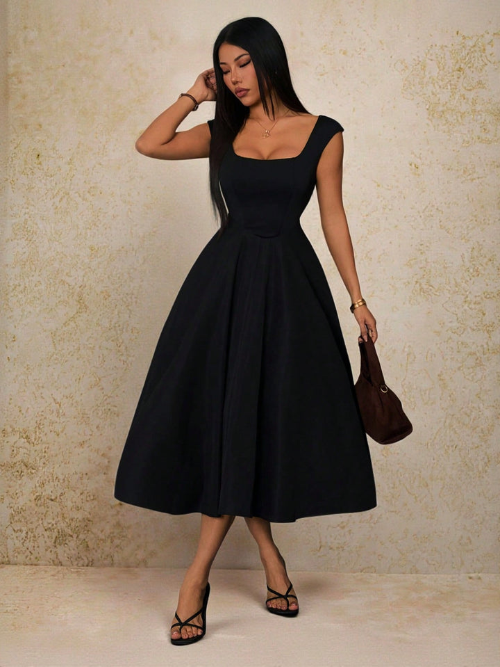 Rochie midi SHEIN, negru