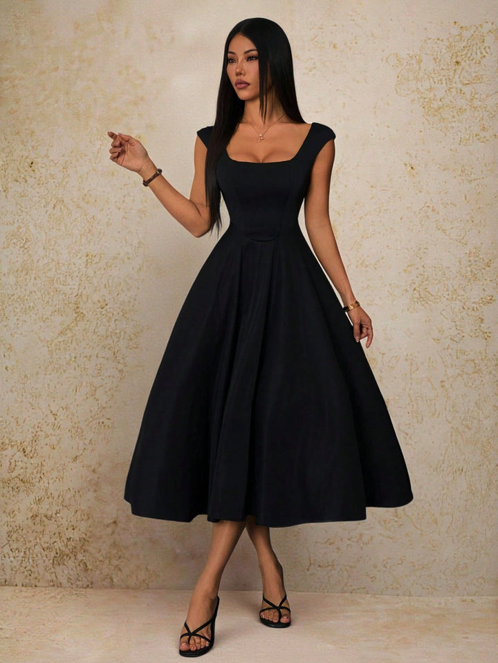 Rochie midi SHEIN, negru