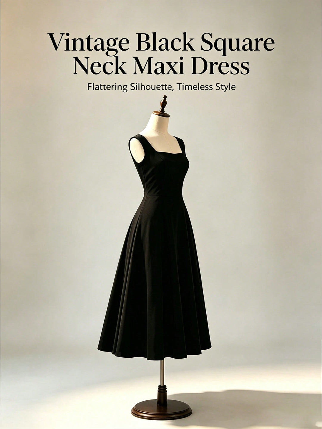 Rochie midi SHEIN, negru