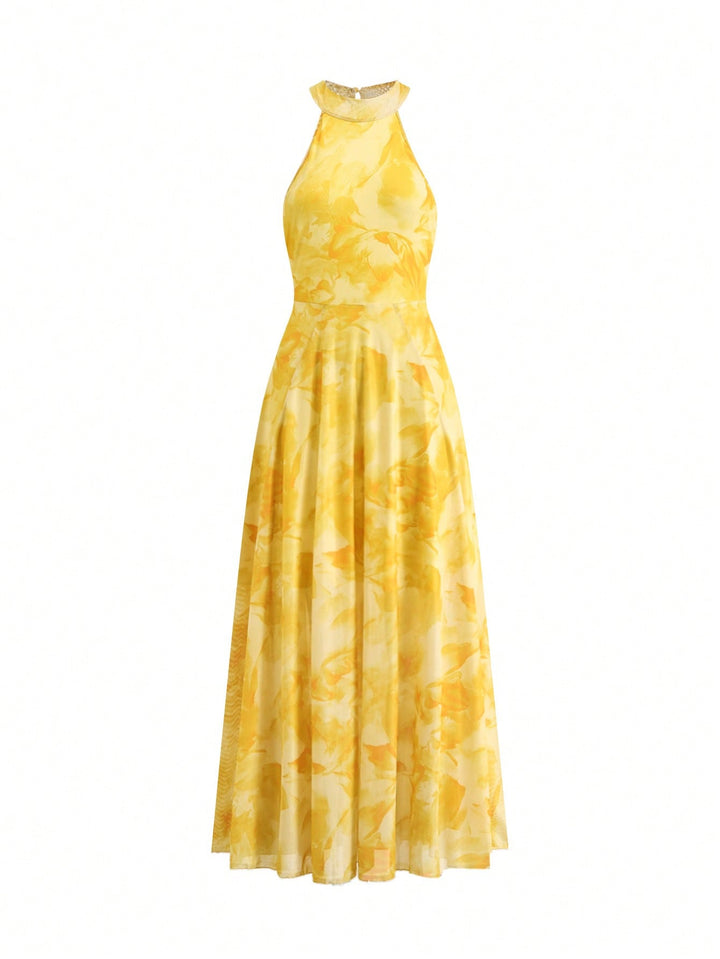 Rochie maxi SHEIN, galben