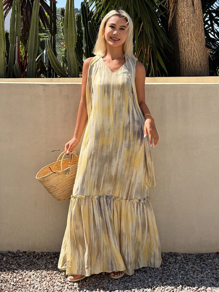 Rochie maxi SHEIN, galben