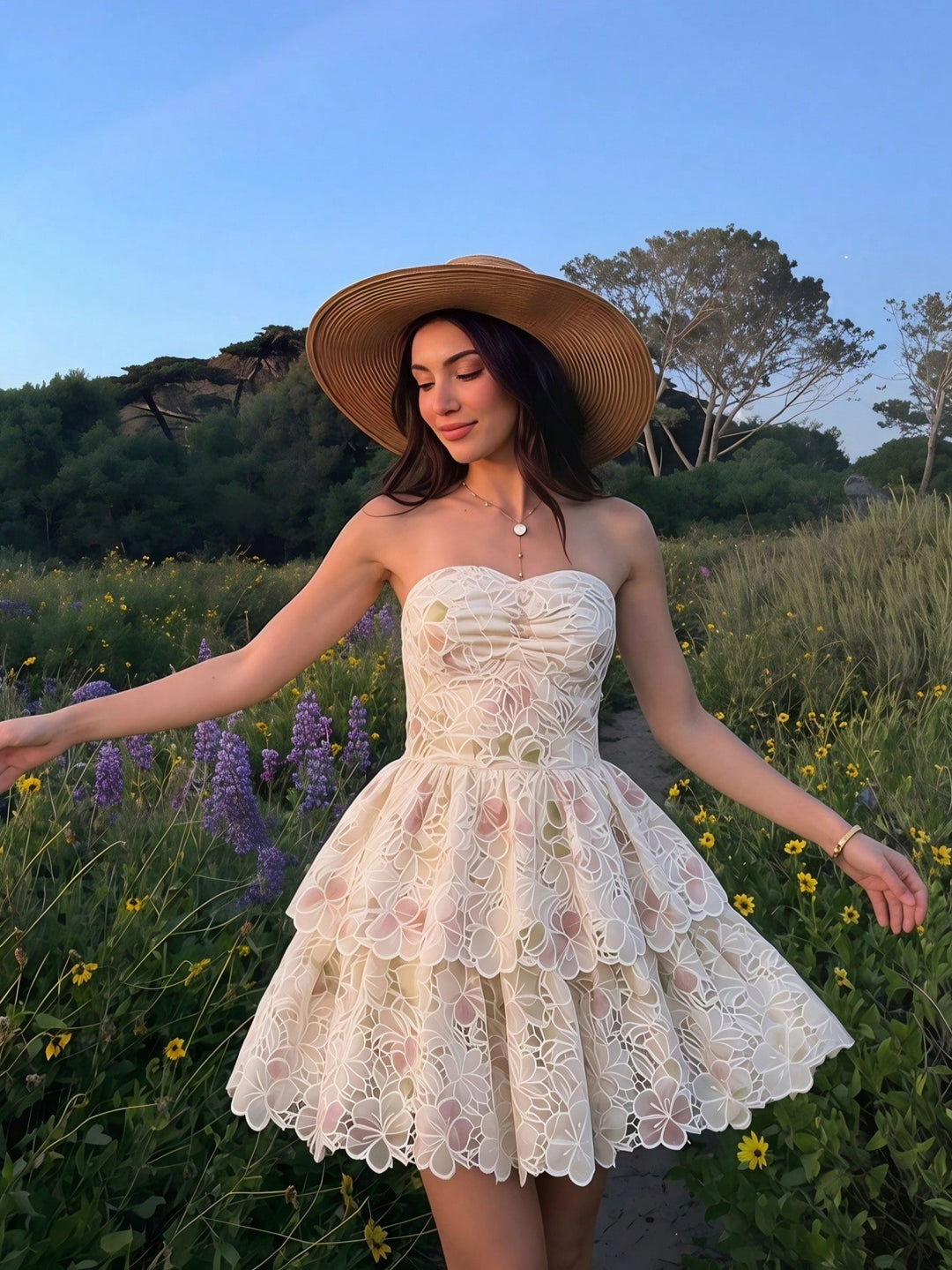 Rochie mini SHEIN, galben