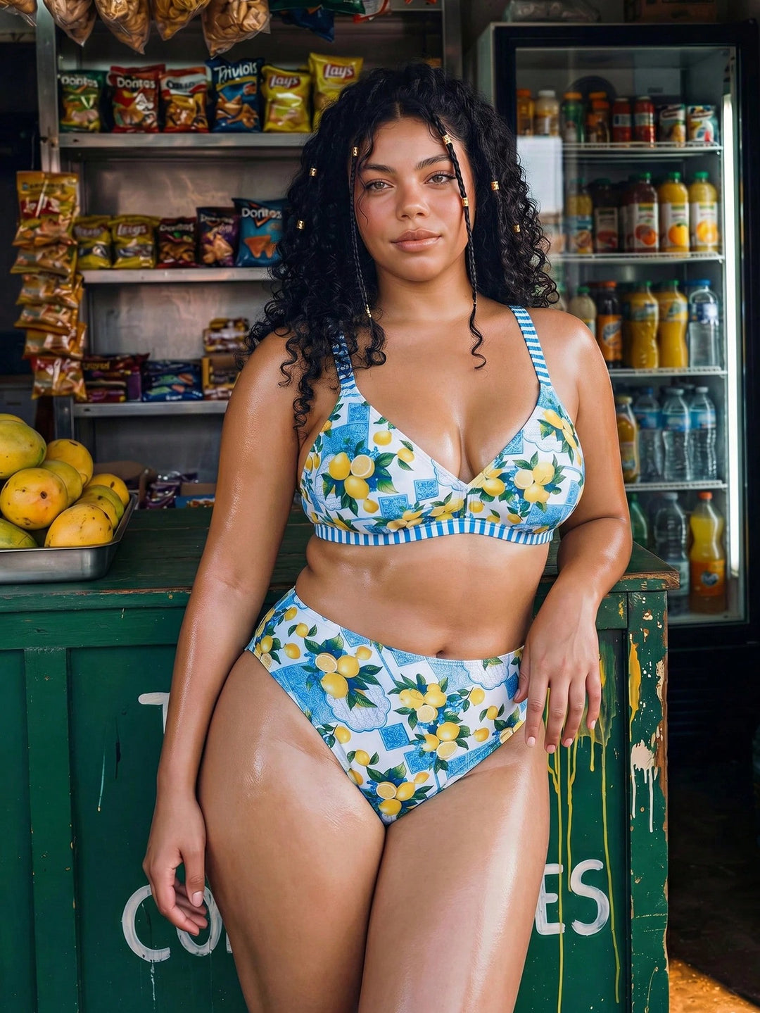 Set bikini de baie SHEIN, mix culori