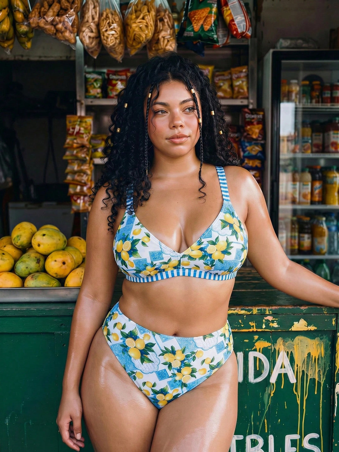 Set bikini de baie SHEIN, mix culori