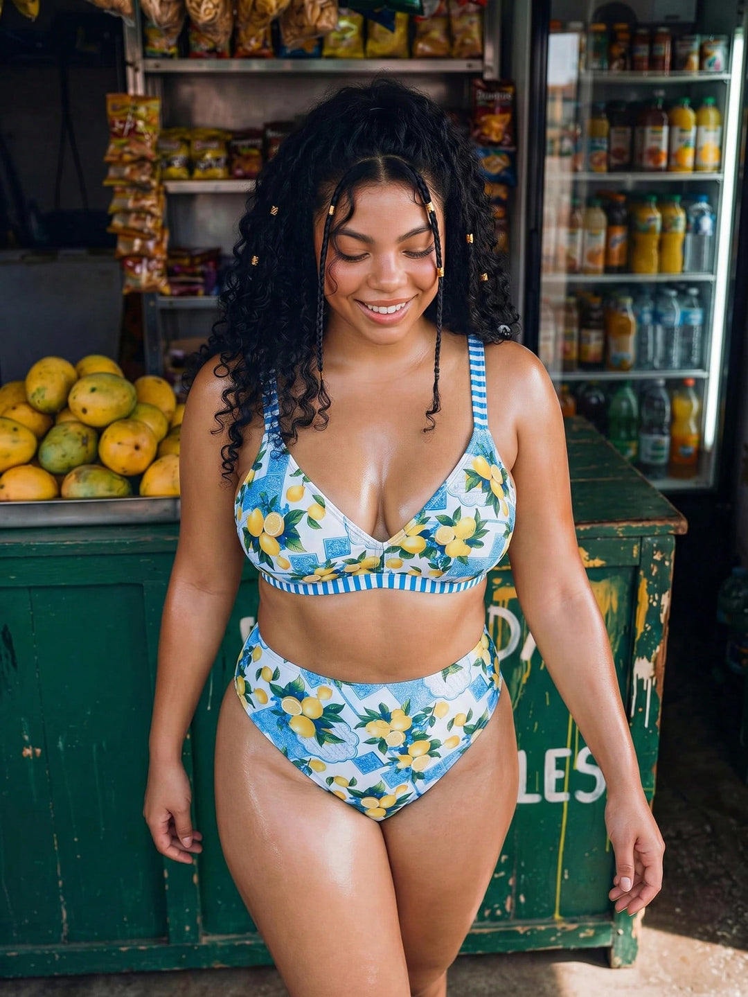 Set bikini de baie SHEIN, mix culori