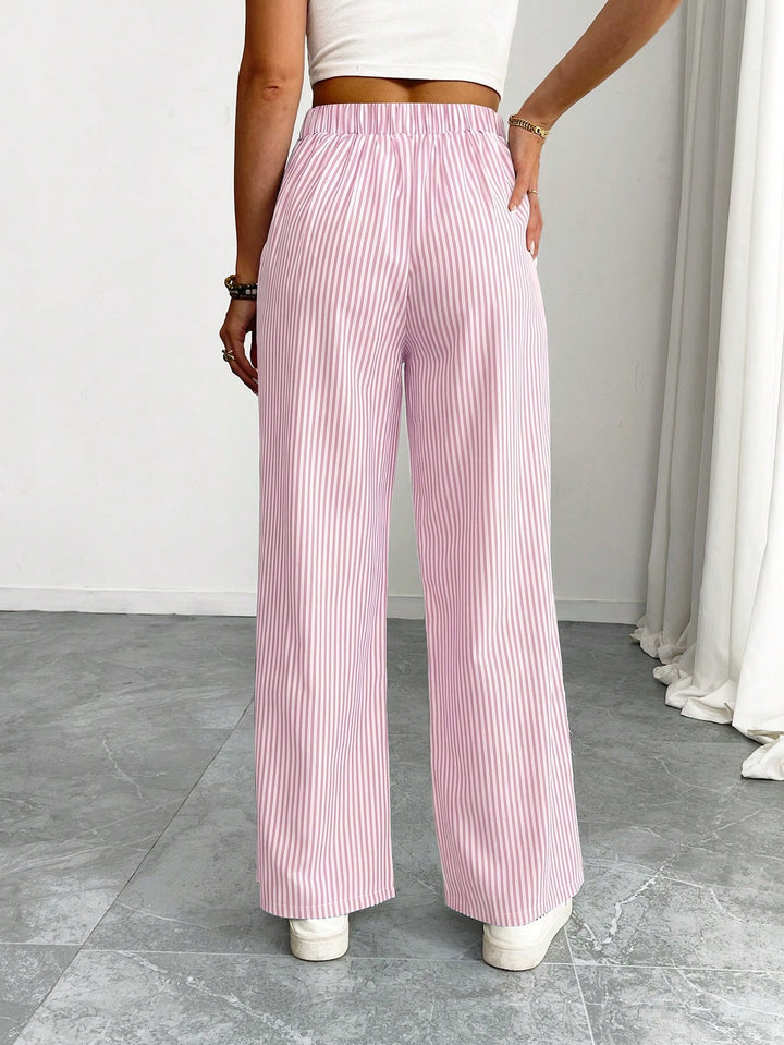 Pantaloni SHEIN, roz