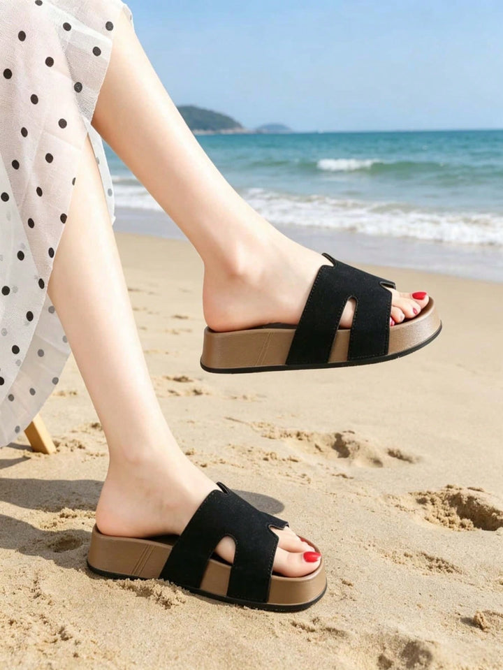 Sandale SHEIN, negru