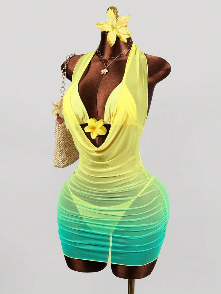 Set bikini SHEIN, mix culori