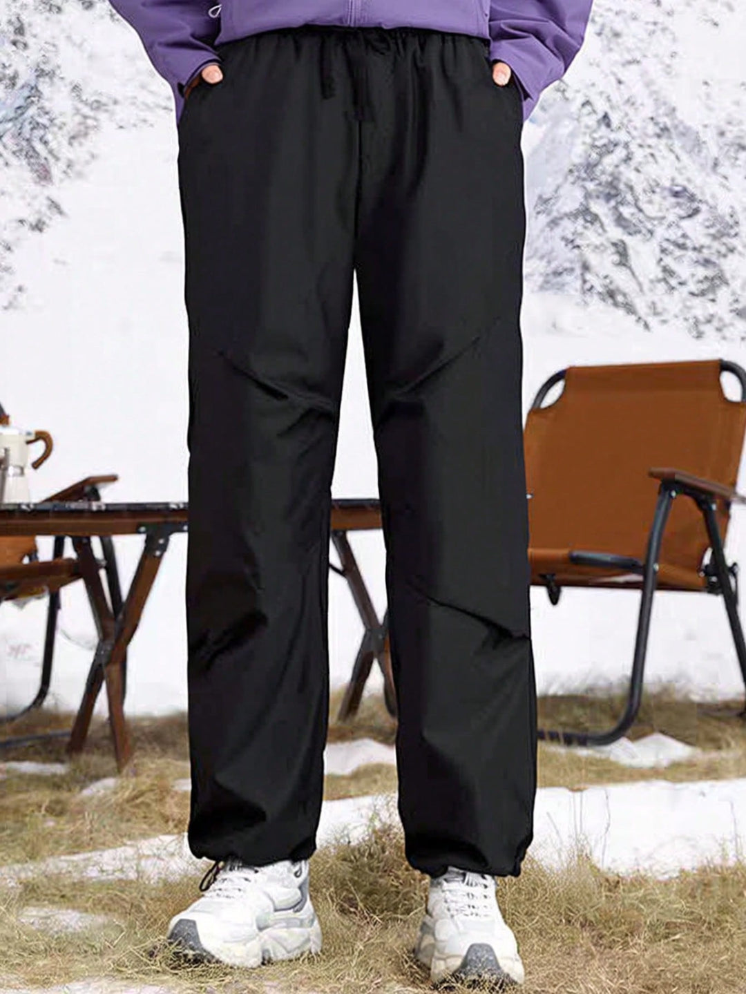 Pantaloni SHEIN, negru