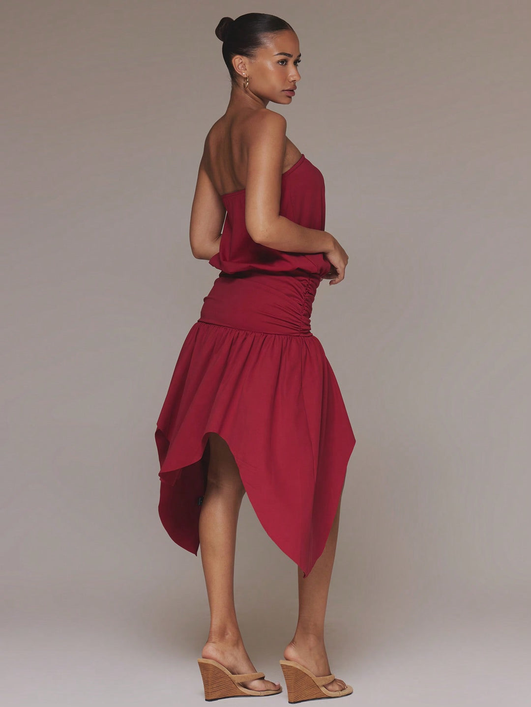 Rochie midi SHEIN, roșu