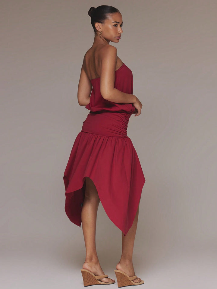 Rochie midi SHEIN, roșu