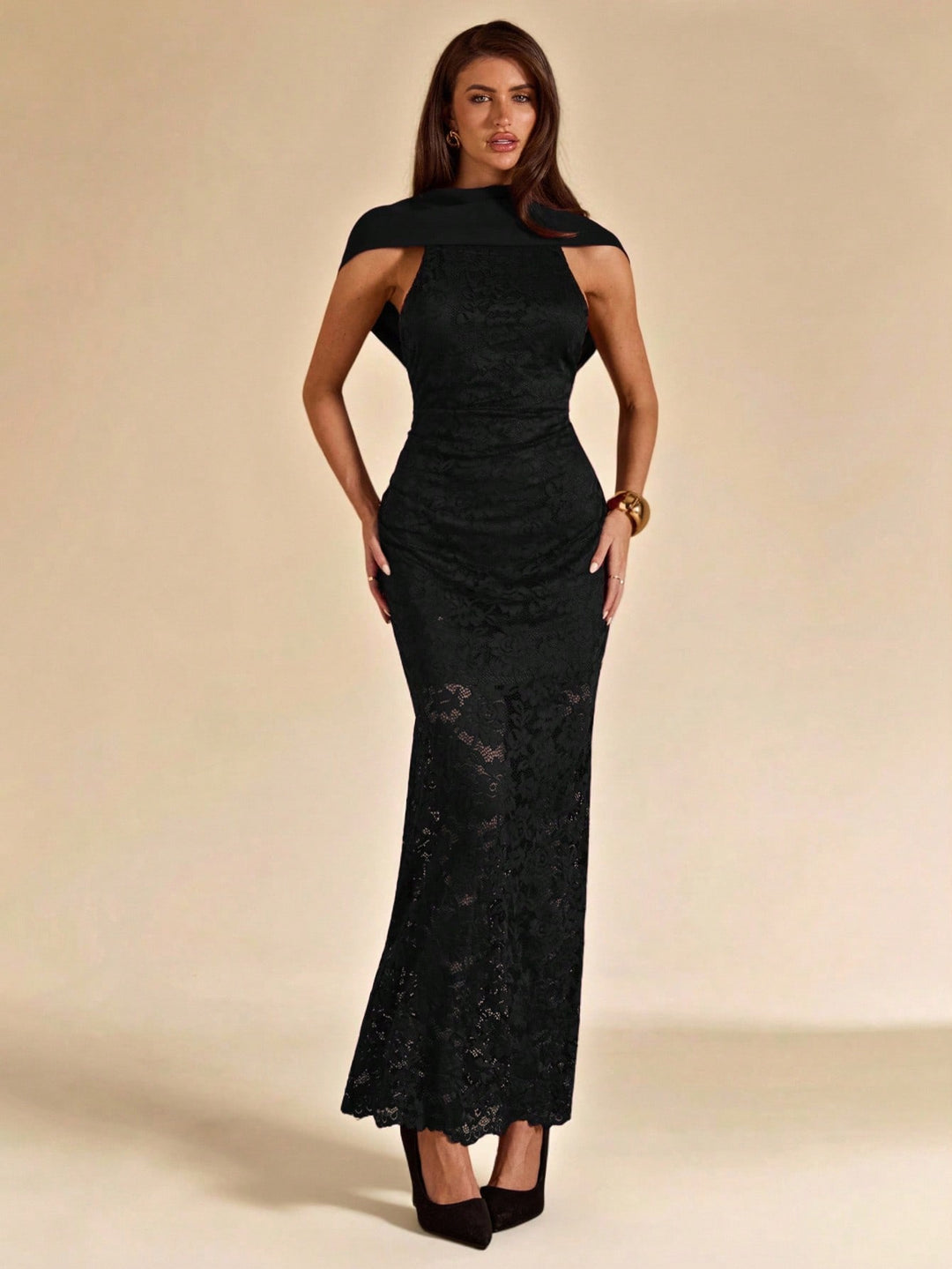 Rochie maxi SHEIN, negru