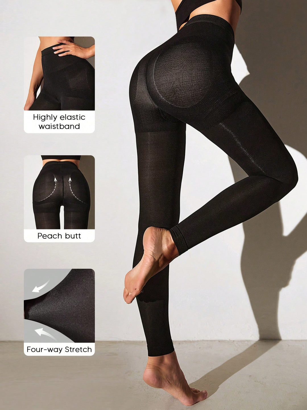 Lenjerie modelatoare SHEIN, negru