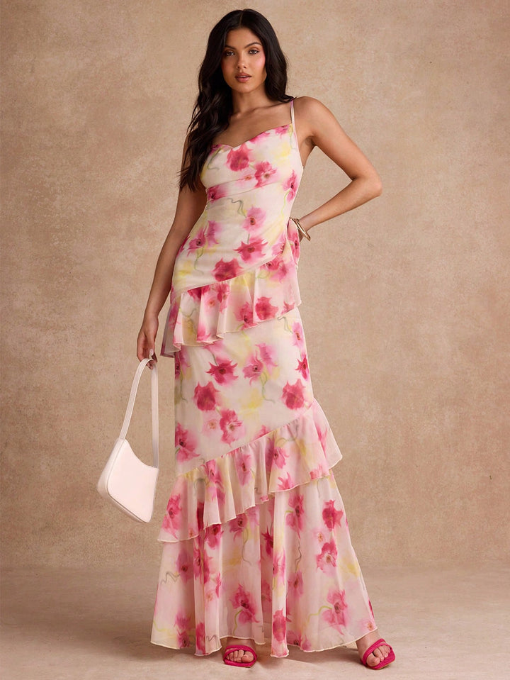 Rochie maxi SHEIN, roz