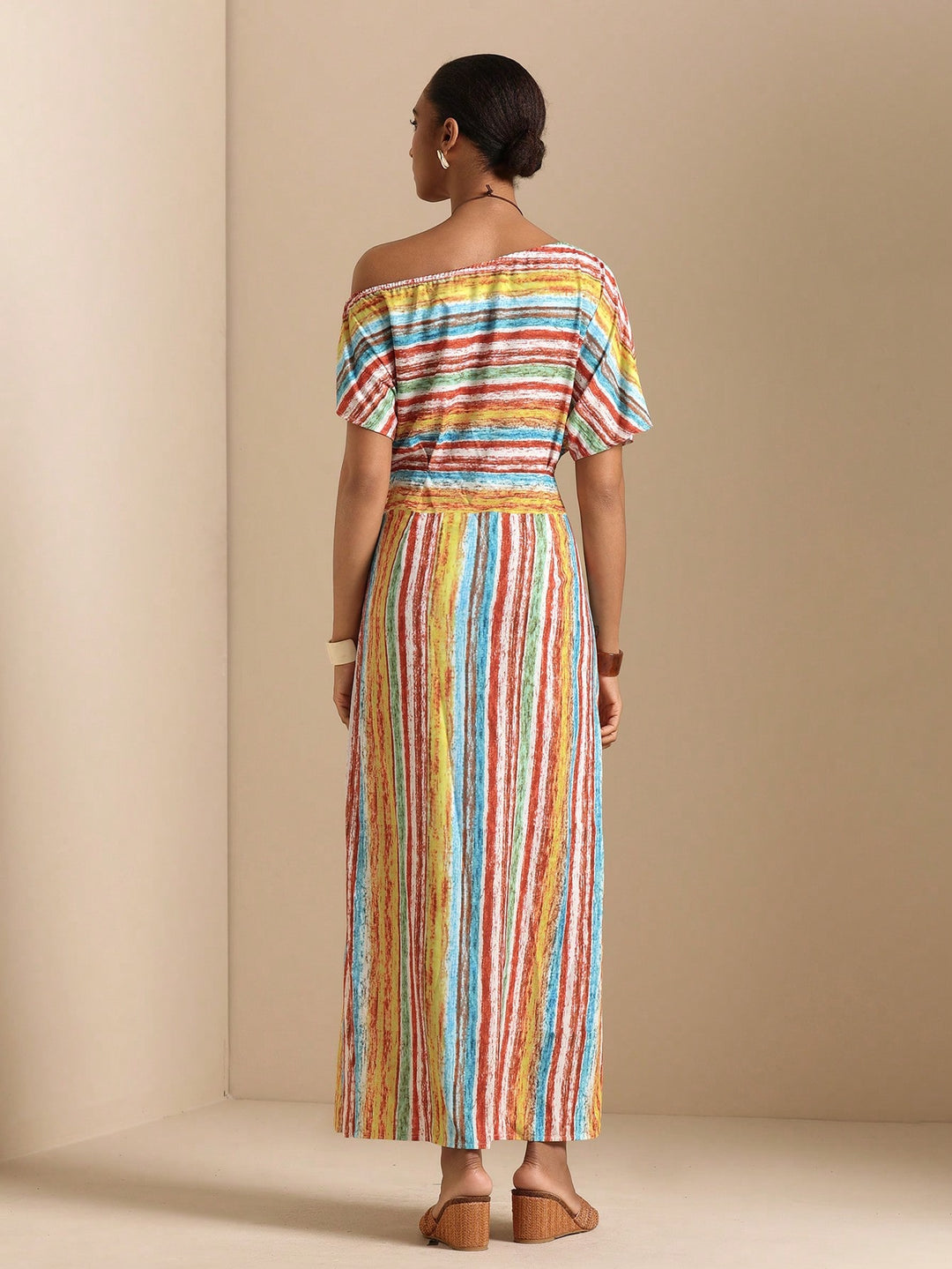 Rochie maxi SHEIN, mix culori